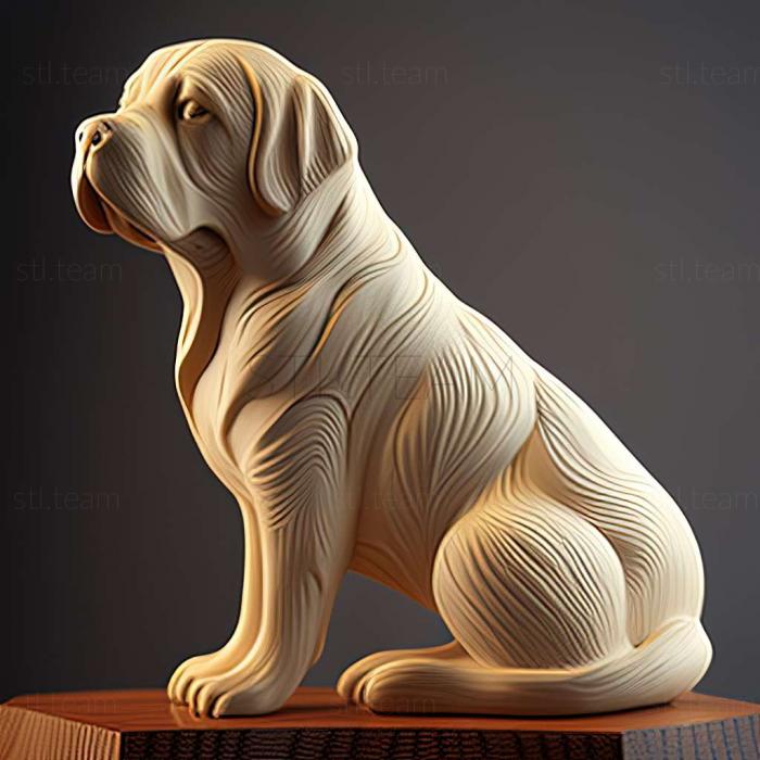 3D модель Кулі собака породи собак (STL)